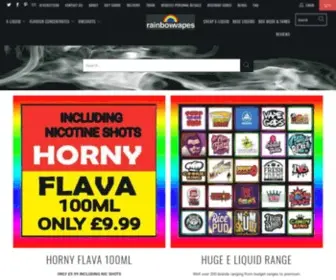 RainbowVapes.co.uk(Cheap ELiquid) Screenshot