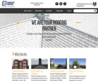 Raincoatroofing.com(Raincoat Roofing) Screenshot