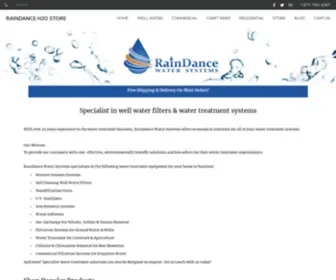 Raindanceh2Ostore.com(RainDance H2O Store) Screenshot