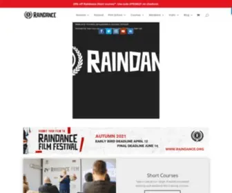 Raindance.org(Raindance) Screenshot