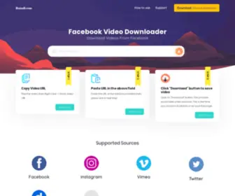 Raindl.com(Facebook Video Downloader) Screenshot