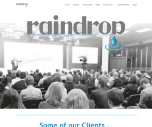 Raindroppers.com(Raindrop Technologies) Screenshot