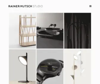 Rainermutsch.com(Industrial Design) Screenshot