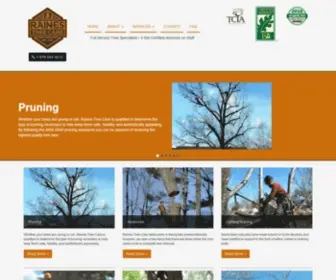 Rainestreecare.com(Benton County Tree Service) Screenshot