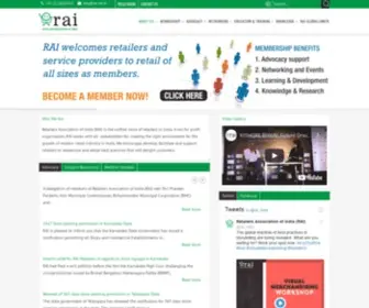 Rai.net.in(Retailers Association of India (RAI)) Screenshot