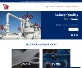 RaineyQS.com(Rainey Quality Solutions) Screenshot