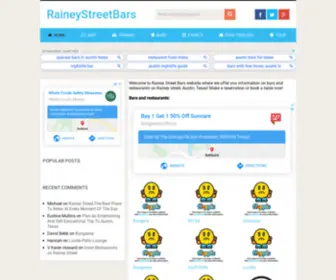 Raineystreetbars.com(Rainey street bars) Screenshot