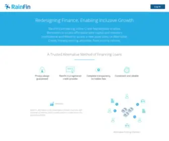 Rainfin.com(Building a Web3 Global FSP) Screenshot