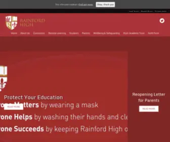 Rainford.org.uk(Rainford High School) Screenshot