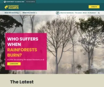Rainforest-Alliance.org(Rainforest Alliance) Screenshot
