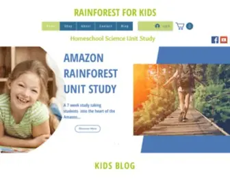 Rainforestforkids.com(Homeschool Science Unit Studies) Screenshot
