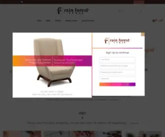 Rainforestitaly.com(Online Furniture Store India) Screenshot