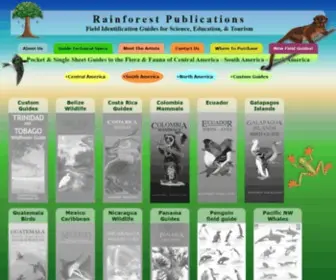 Rainforestpublications.com(Field guides) Screenshot