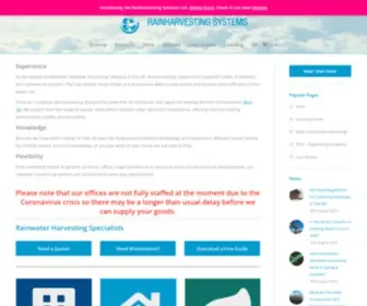 Rainharvesting.co.uk(Rainharvesting Systems) Screenshot