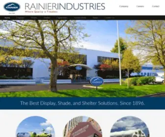 Rainier.com(Rainier Industries) Screenshot
