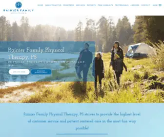 Rainierfamilypt.com(Rainier Family Physical Therapy) Screenshot