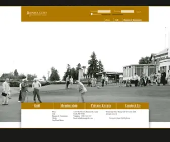 Rainiergolfcc.com(Rainier Golf & Country Club) Screenshot