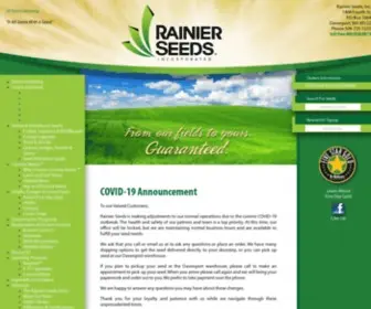 Rainierseeds.com(Rainier Seeds) Screenshot