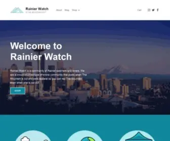 Rainierwatch.com(Rainier Watch) Screenshot