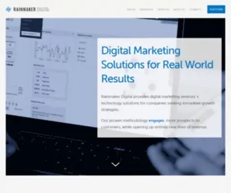 Rainmakerdigital.com(Digital Marketing Solutions for Real World Results) Screenshot
