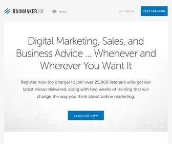 Rainmaker.fm(The Digital Commerce and Content Marketing Podcast Network) Screenshot