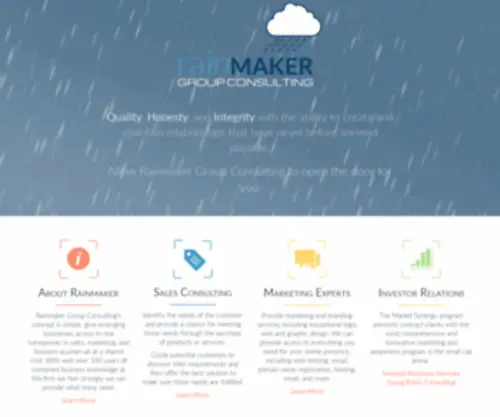 Rainmakergroupconsulting.com(Rainmakergroupconsulting) Screenshot