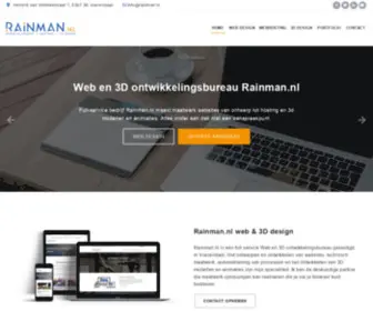 Rainman.nl(Webdesign, hosting, maatwerk CMS en 3D-design en) Screenshot