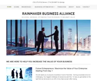 Rainmba.com(Rainmaker Business Alliance) Screenshot