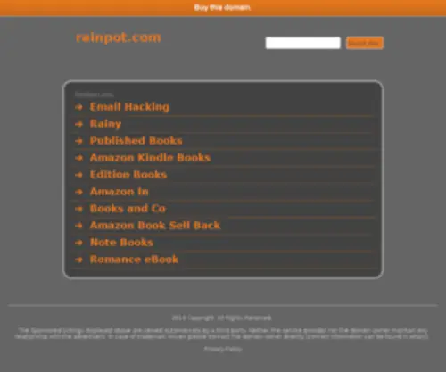 Rainpot.com(rainpot) Screenshot