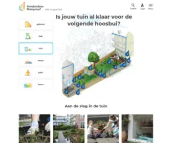 Rainproof.nl(Amsterdam Rainproof) Screenshot