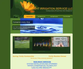 Rainrightirrigation.com(RAIN RIGHT IRRIGATION SERVICE LLC) Screenshot