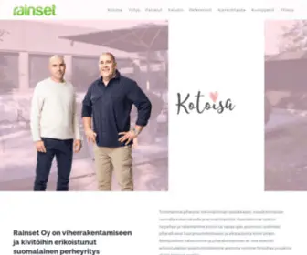 Rainset.fi(Viherrakentaminen ja kivityöt) Screenshot