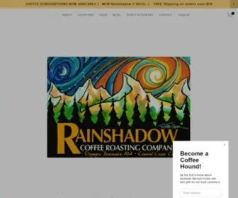 Rainshadowcoffee.com(Rainshadow Coffee Roasting Company) Screenshot