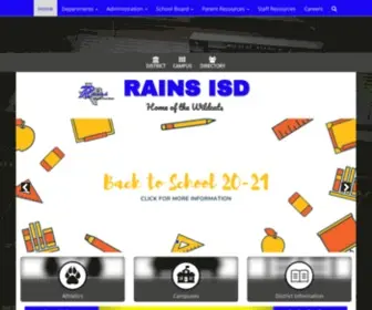 Rainsisd.org(Rains isd) Screenshot