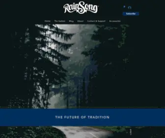 Rainsong.com(Carbon Fiber Acoustic Guitars) Screenshot