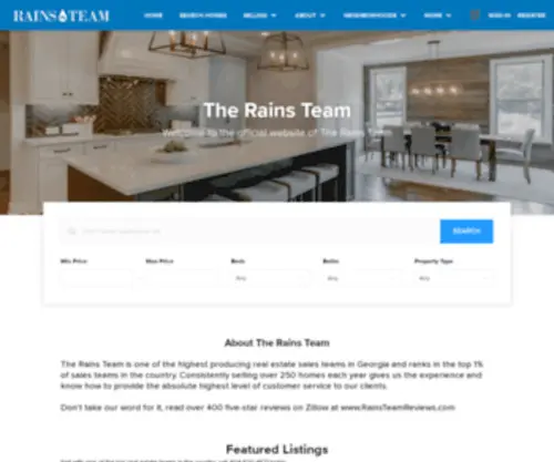 Rainsteam.com(The Rains Team) Screenshot