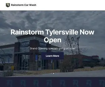 Rainstormcarwash.com(Rainstorm Car Wash) Screenshot