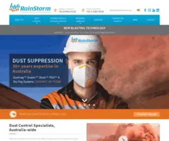 Rainstorm.com.au(The Dust Control Professionals) Screenshot