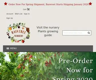 Raintreenursery.com(Order Fruit Trees Online) Screenshot