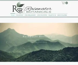 Rainwaterbotanicals.com(Natural Skincare) Screenshot