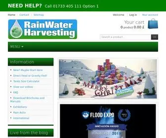 Rainwaterharvesting.co.uk(RainWater Harvesting Ltd) Screenshot