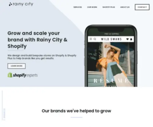 Rainycitymarketing.com(Rainy City Agency) Screenshot