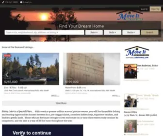 Rainylake.com(Move It Real Estate Group) Screenshot