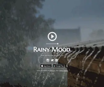Rainymood.com(#1 Rain Sounds) Screenshot
