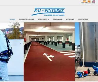 Raipintores.com(Pintores Industriales Barcelona) Screenshot