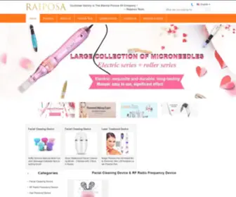 Raiposabeauty.com(Quality Facial Cleaning Device & RF Radio Frequency Device Manufacturer) Screenshot