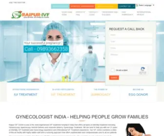 Raipurivf.com(IVF Treatment Raipur) Screenshot