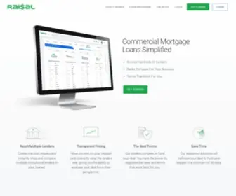 Raisal.com(Commercial Mortgages Simplified) Screenshot