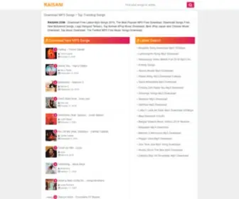 Raisani.com(Free Listen and Download Mp3 Music Online) Screenshot