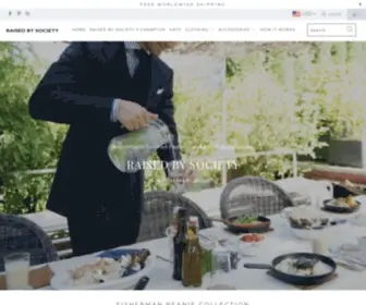 Raisedbysociety.com(RAISED BY SOCIETY) Screenshot